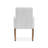Extendable Rectangular Dining Table With 2 Arm Benches And 2 White Arm Chairs-1507271594-1507271508