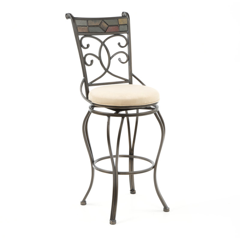 Tabouret de bar et de comptoir pivotant Almat, Tabouret de bar (assise de 30 po de hauteur)
