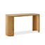 Console moderne et minimaliste Charkita de 60 po avec socle incurvé-88769558