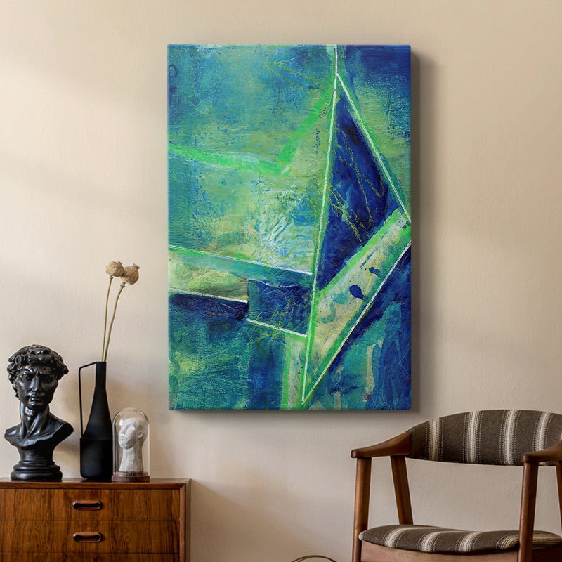 GeometricInCool II - galerie sur mesure Cavas, H 27 po x l 18 po