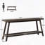 Canapé à 2 niveaux, console, table d'appoint-1756613547