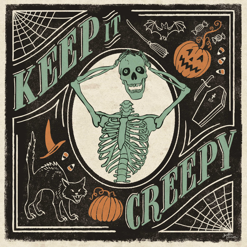 Scaredy Cats V par Janelle Penner, H 20 po x l 20 po x P 1,25 po