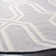 Rodgers Hand Woven Flat Weave Wool/Cotton Geometric Rug in Gray/Ivory