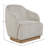 Marielle Upholstered Accent Chair with Square Base