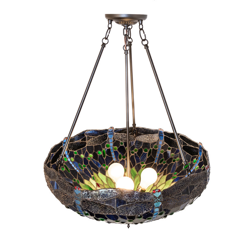3 - Light Semi Flush Mount
