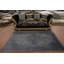 Tapis à motif de médaillons floraux élégants et rétro gris 5 x 7