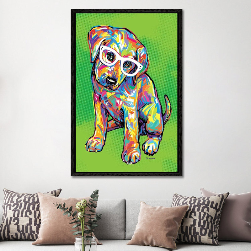 Fiona by P.D. Moreno - Print on Canvas, Black Framed, 152.5 cm H x 101.5 cm W