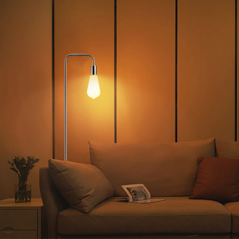 64.8'' Floor Lamp, Nickel