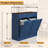 Tilt-out Trash Bin Cabinet Mdf Blue Functional Kitchen Organization