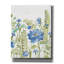 «Epic Graffiti« Botanical Blue VIII »par Silvia Vassileva, art mural sur toile, 26 po x 34 po
