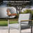 4-Piece Outdoor Patio Furniture Set, Metal Conversation Set with Cushions-1310790672-1310790686