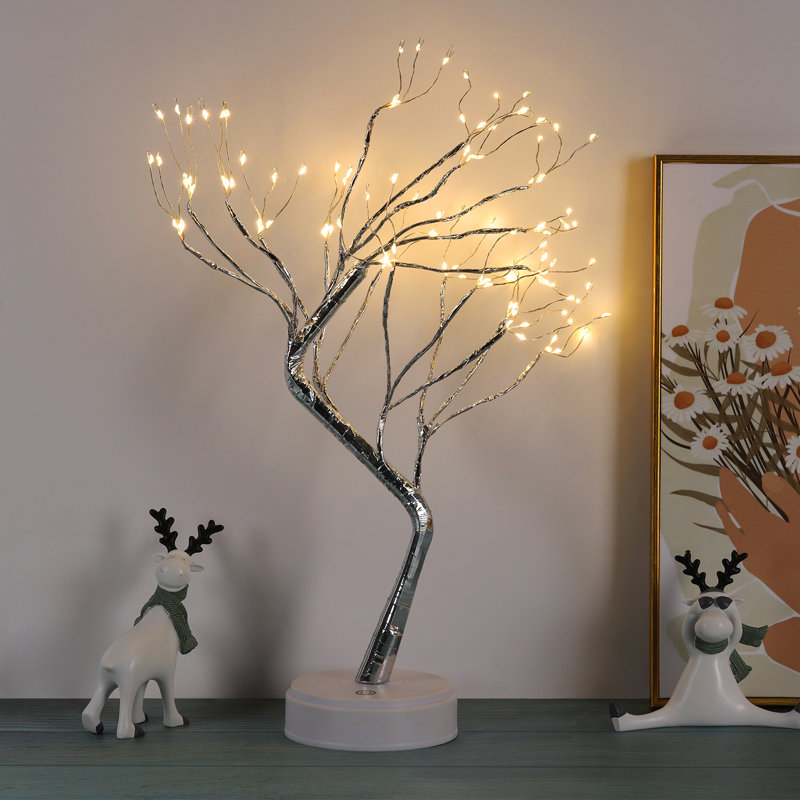 Bonsaï avec éclairage à branches et branches
