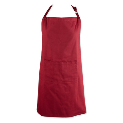 Solid Colour Linen Bib Apron