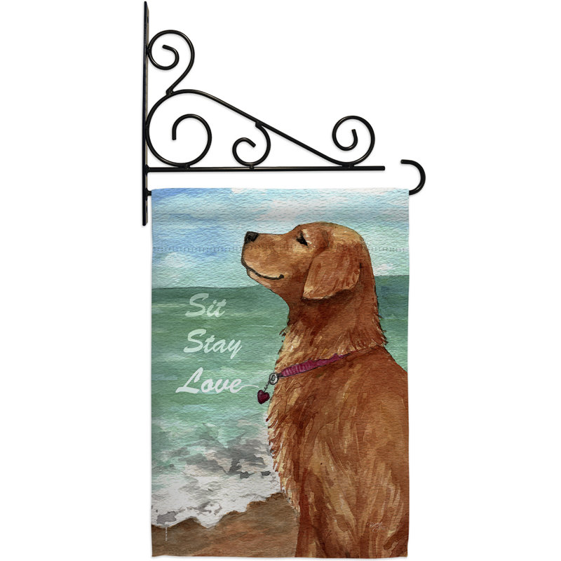 Double Sided 18.5'' H x 13'' W Polyester Animal Flag Set