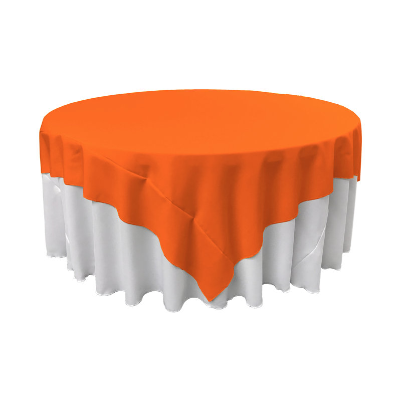 Nappe de couleur unie carrée - Basics by Wayfair ™, Orange, Carré 90 po