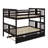 Full Over Full Bunk Bed With Twin Size Trundle And Ladder-2076692452