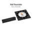 Collection Mind Reader Anchor, horloge Pod, capacité de 12 Pods, cuisine, comptoir ou fixation murale, noir