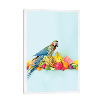 Parrot Portrait by Erin Summer - Print on Canvas