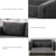 Canapé-lit escamotable pliable 71 po 2-en-1 avec accoudoirs et coussins de dossier, canapé-lit convertible en chenille désossé, avec matelas, lit de repos, canapé-lit, salon, chambre d'amis, dortoir-453794251