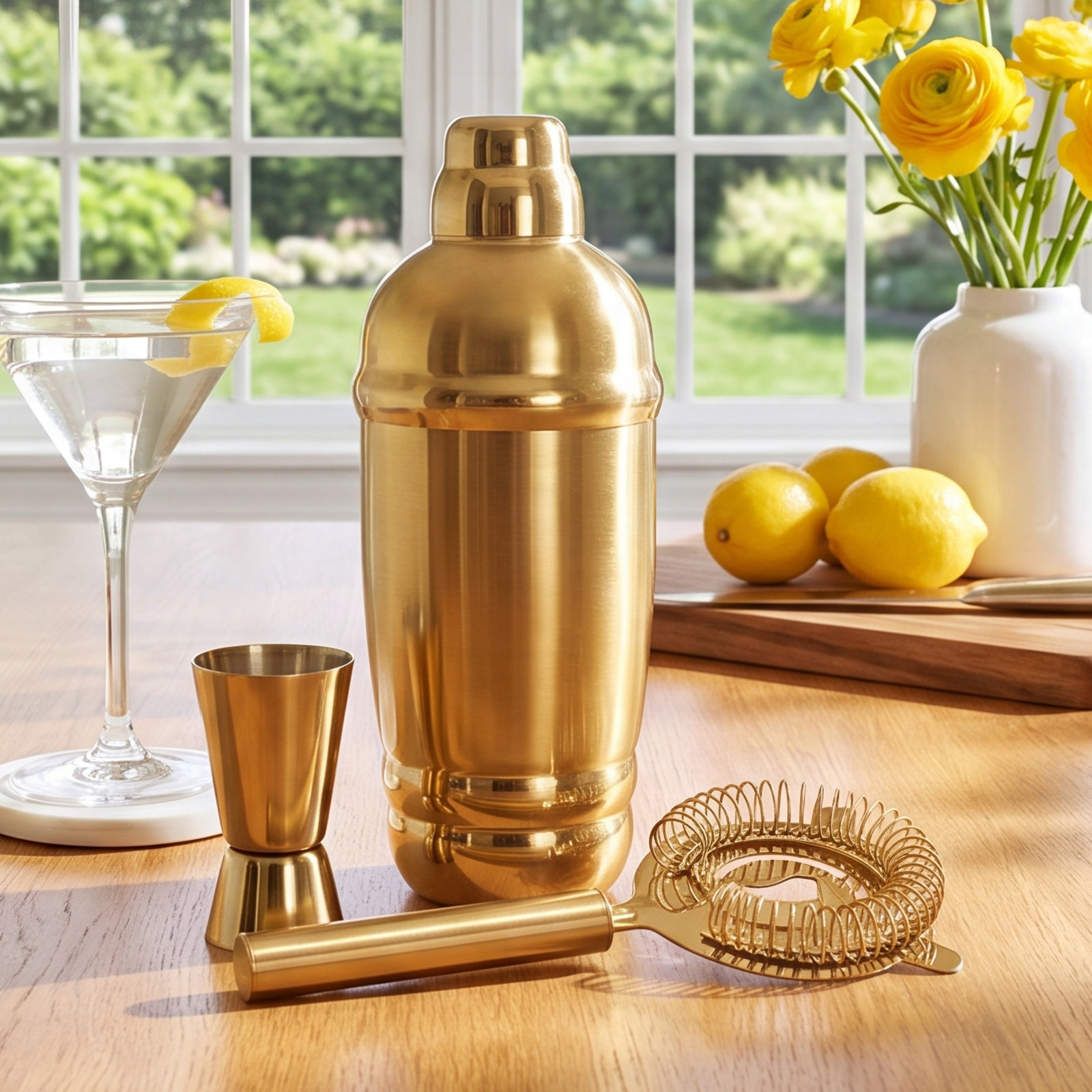 Tuscany Metal Cocktail Shaker