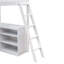 Lit mezzanine avec tablettes et bureau-463224857
