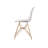 Eiffel Clear Chair With Gold Base