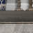Bertraut Classic Solid Low-Pile Machine-Washable Dark Gray Rug-238262127