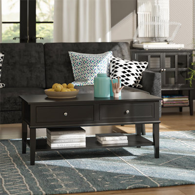 Denva Four Leg Coffee Table with Storage