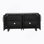 Buffet, armoire de rangement avec 4 portes, armoire d'appoint avec poignées en métal