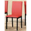 Chaises de salle à manger en métal et cuir rouge, avec 4 chaises polyvalentes au fini enchanteur-786668277