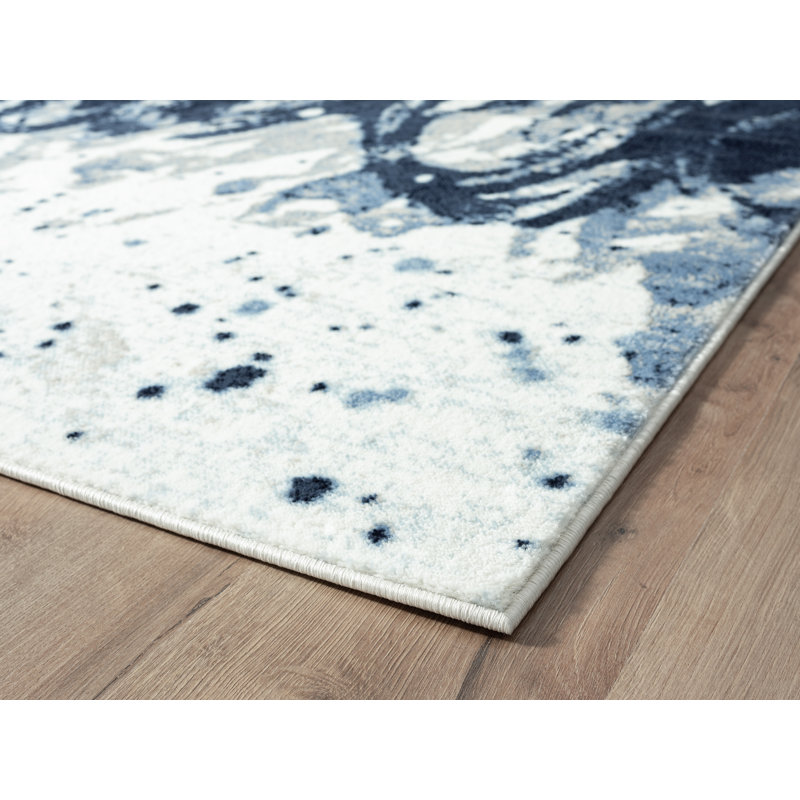 Nedret Abstract Indoor Rug, Rectangle 4' x 6'