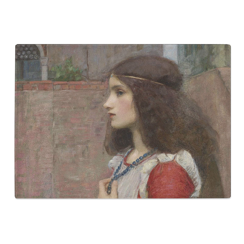 Juliet by John William Waterhouse Chopping Board, 0.4cm H x 28.5cm W x 39cm L
