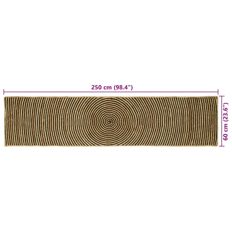 Solid Colour Standard Area Rug, Runner 60 x 250cm