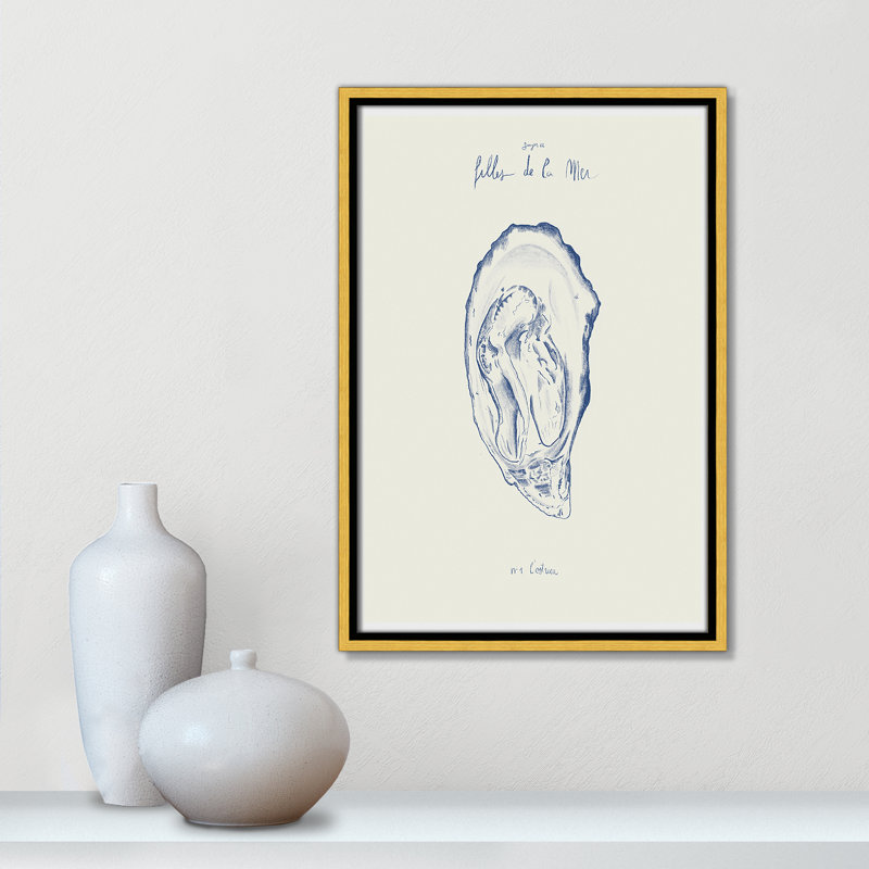 «Filles de la mer I» par Mora, H 19,5 po x l 13,5 po, Flotteur doré
