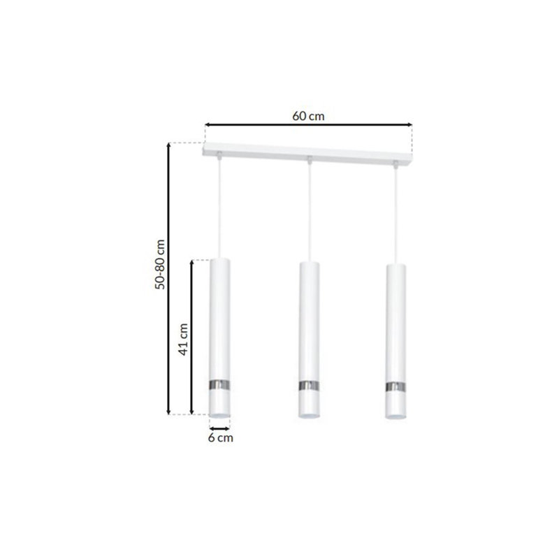 Breidy 3 - Light Kitchen Island Pendant