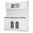 Freestanding 63'' W Buffet With Hutch-969459859