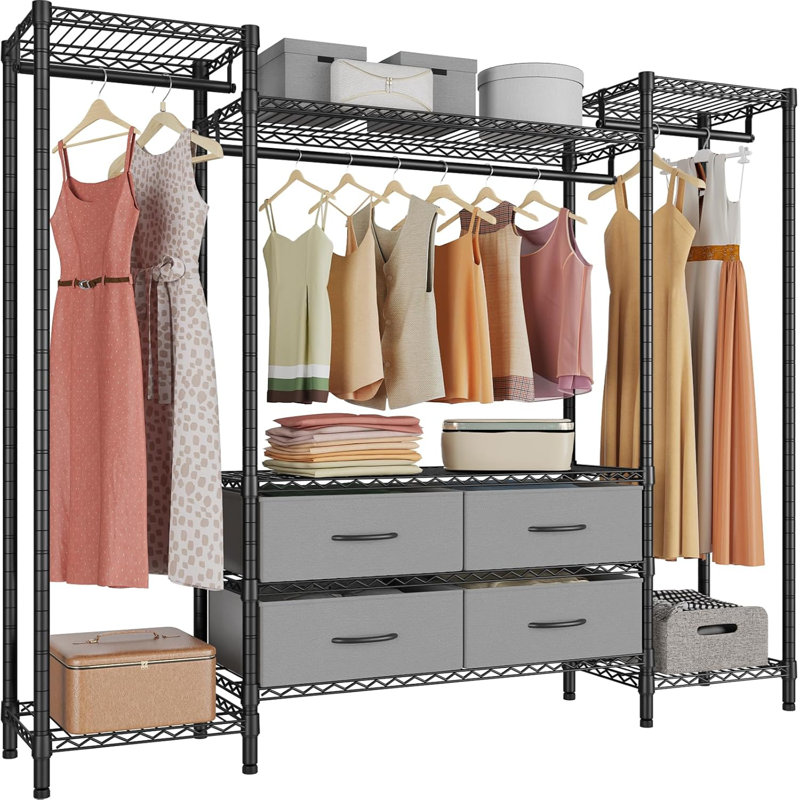 Rameek 14.6'' - 56.7'' Walk-In Set