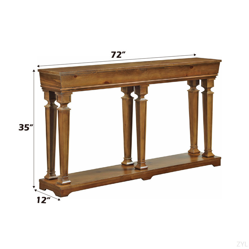 Console en chêne