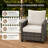 Decksplore 2-Piece High-Back Wicker Club Chairs with Cushions-129472530