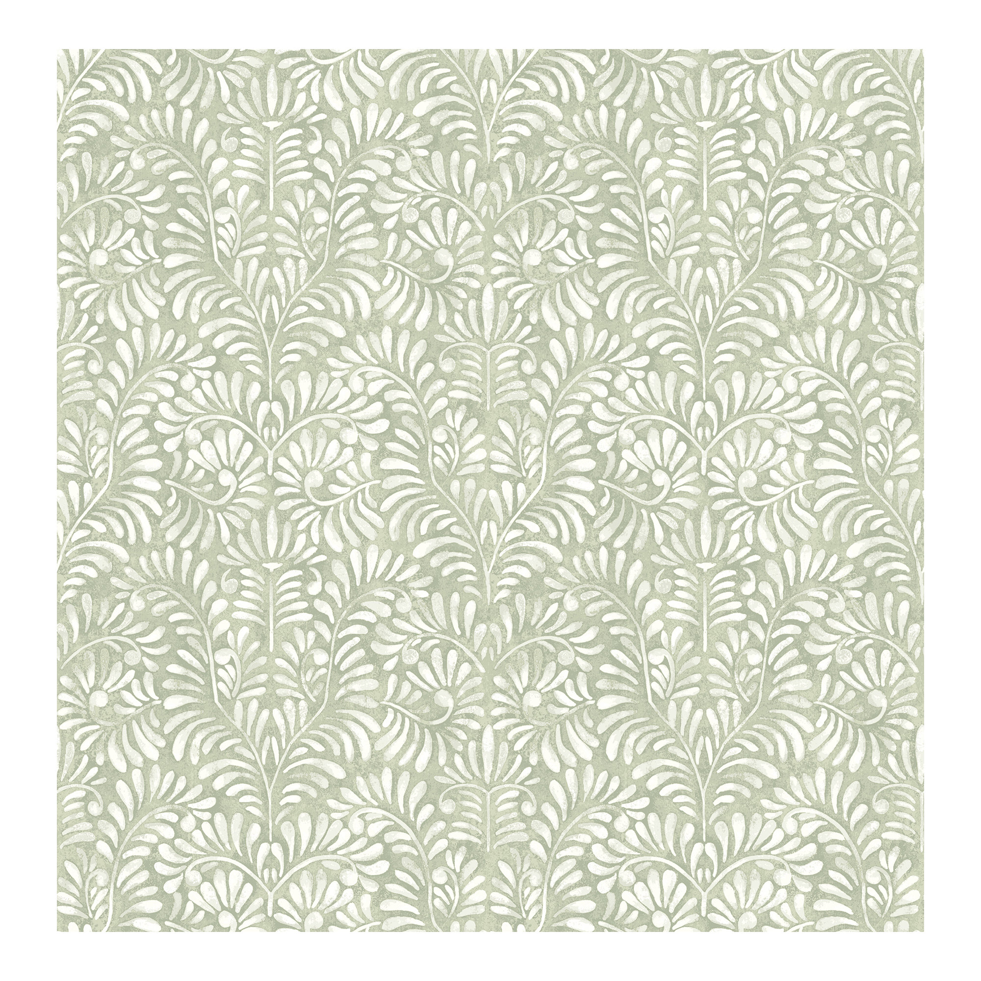 Cedric Floral Wallpaper, Green
