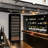 Allavino 248 Bottle Single Zone Freestanding Wine Refrigerator with Display Shelving and Black Glass Door - Left Hinge-92657872