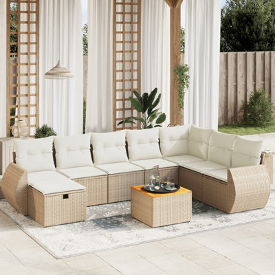 Ensemble de canapé de jardin Vidaxl