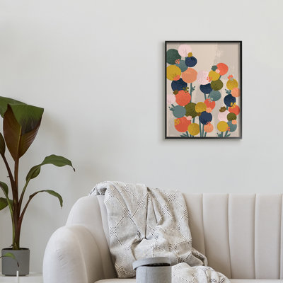 «Organic Organic Shape Flowers» par Lisa White boutons - impression
