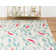 Washable Abstract Indoor Rug