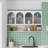 47.25" Four-door Glass Wall Cabinet Storage, Wall-mounted,Suitable for Kitchen, Living Room, Bathroom-915247658