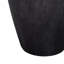 Lampe de table - 24 po de hauteur, matériau en céramique noire, ivoire et abat-jour crème