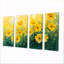 Été Zinnias pétales ensoleillés I - art mural Zinnias - ensemble de 4 décorations murales traditionnelles-992625907
