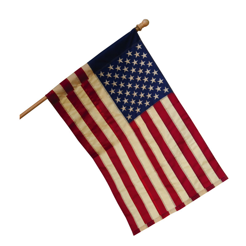 Drapeau de maison en nylon américain traditionnel, H 44 po x l 28 po