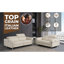 Canapé en cuir italien avec fauteuil inclinable Global United-173284591