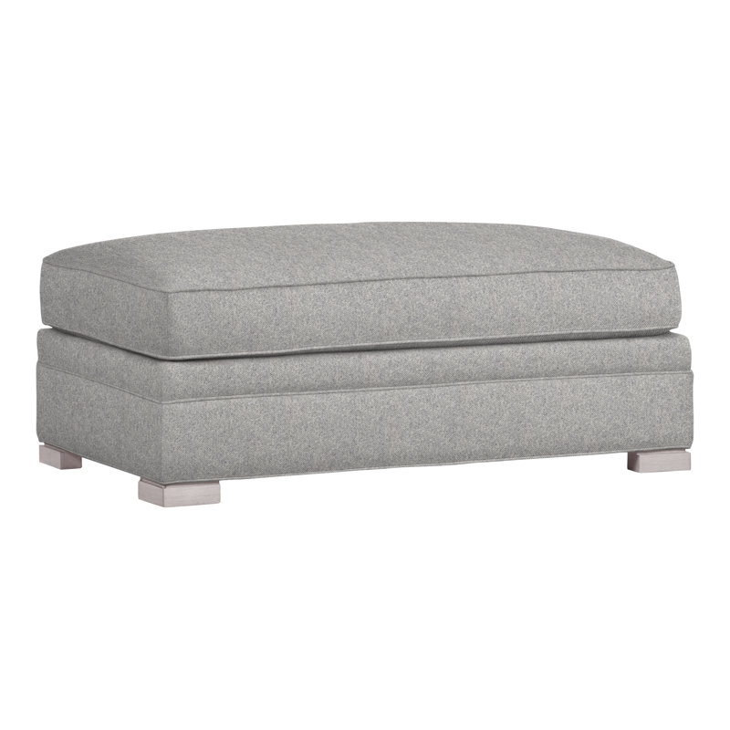 Repose-pieds et demi Nicholas, Gris colombe, Perigold Aspen flanelle gris clair